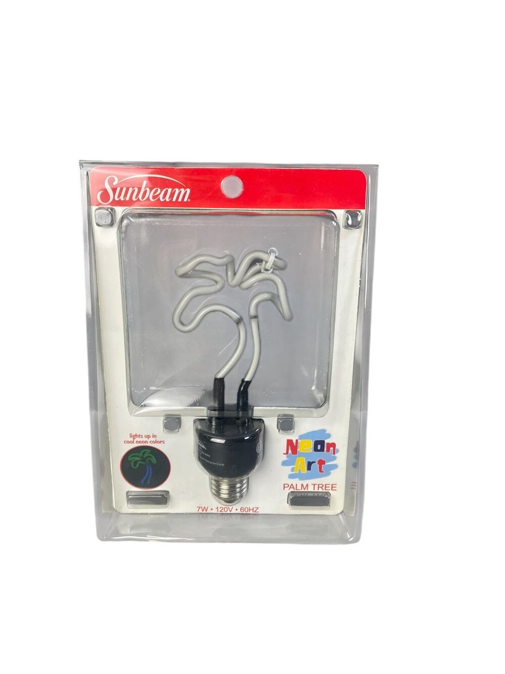 NWT Sunbeam Neon Art Palm Tree 7W•120V•60HZ Light